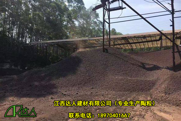 密度不同，陶粒也不同